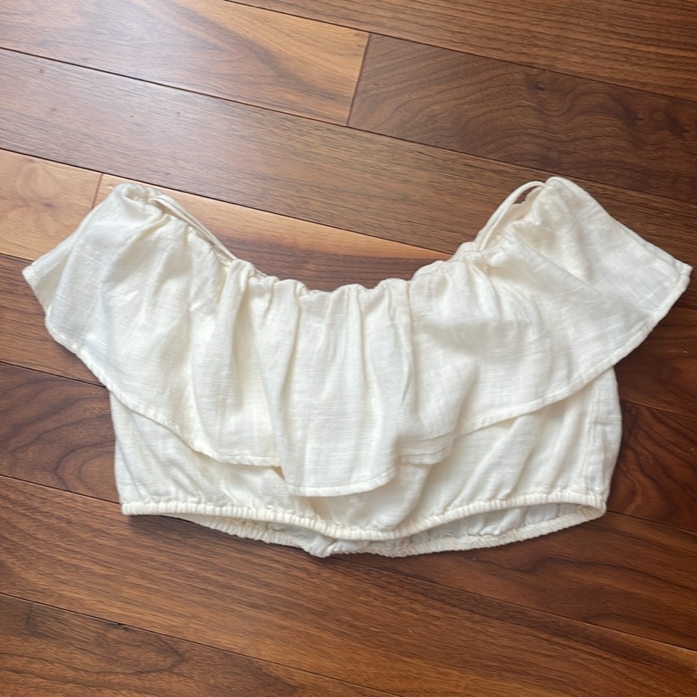 Aerie Ruffle Crop Top - Picture 3 of 3